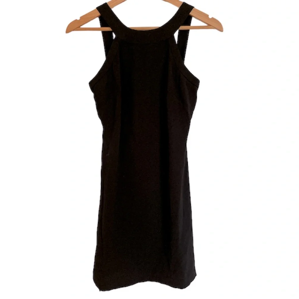 NWOT~ Banana Republic Black Halter Dress Size 0 - Picture 2 of 7